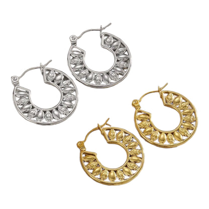 Pantallas Aurora  Diseño Argolla-Dorada-Plateada