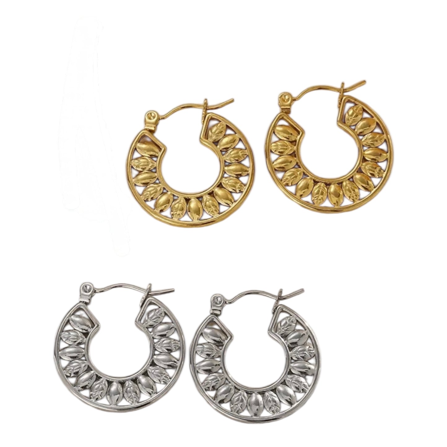 Pantallas Aurora  Diseño Argolla-Dorada-Plateada