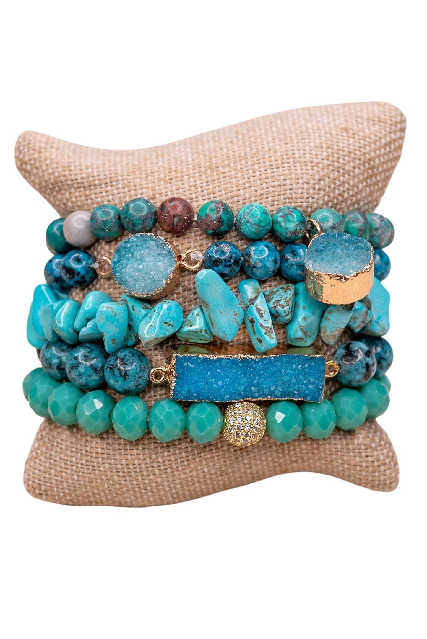Pulsera Ghana-Expandible-Piedras Naturales