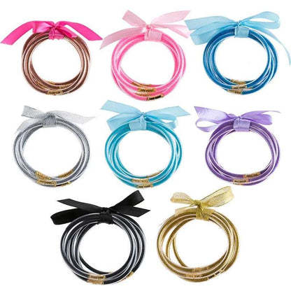 Pulsera Glitter Jelly Bangles