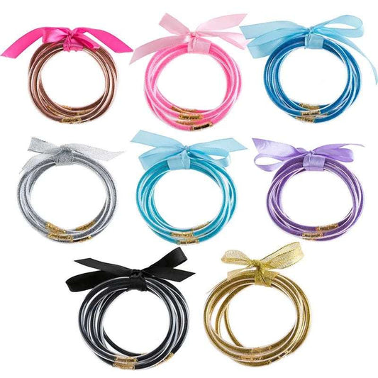 Pulsera Glitter Jelly Bangles