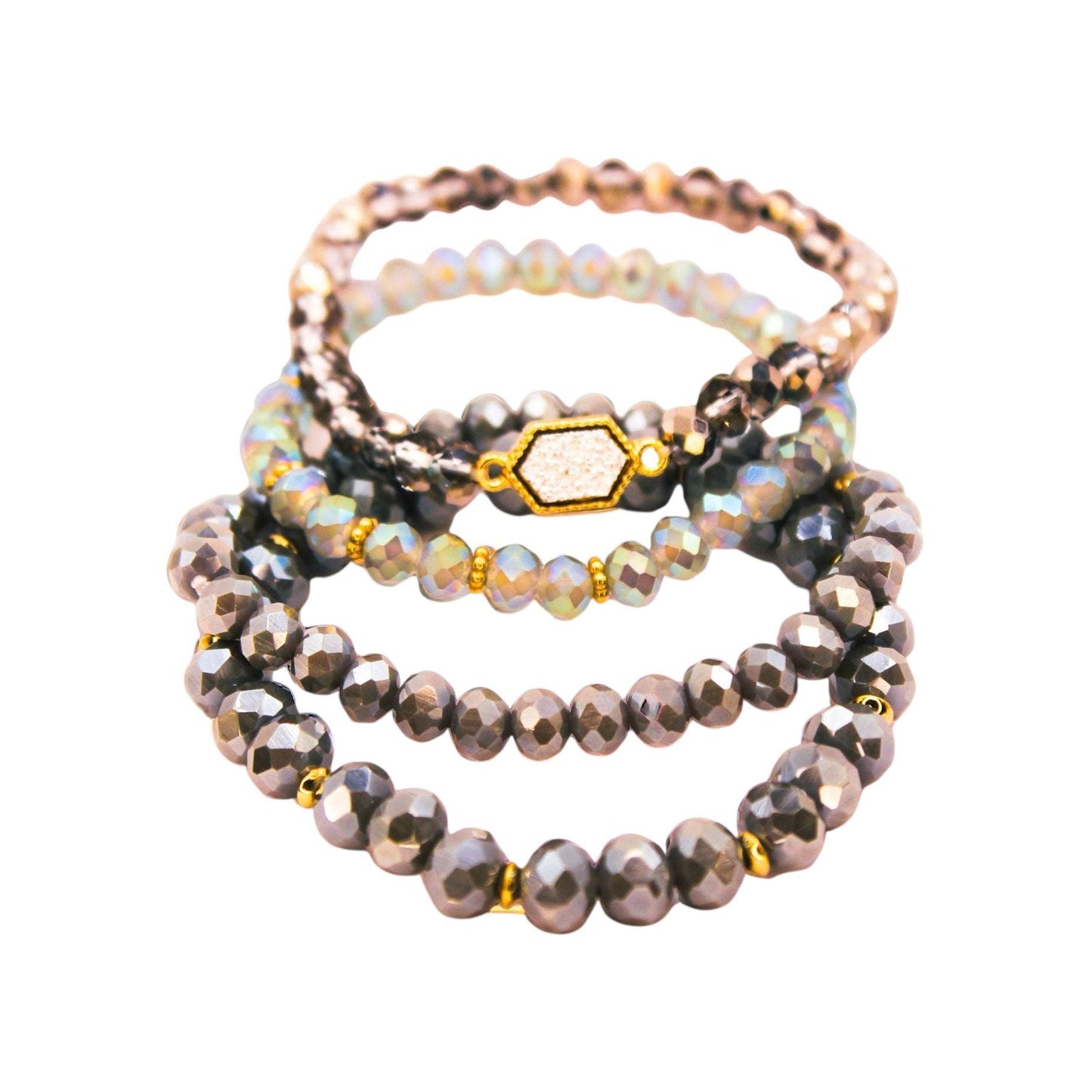 Pulsera Yasmin  Expandible-Piedras en Cristales-Cuarzo