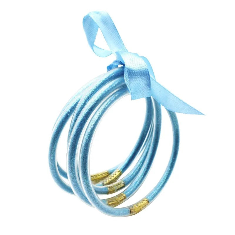 Pulsera Glitter Jelly Bangles