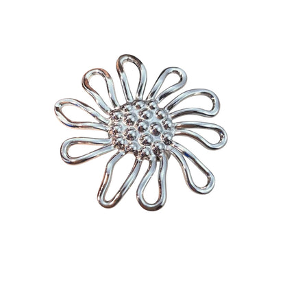 Sortija Egle Ajustable Margarita-Dorada-Plateada